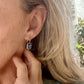 Earth Collection Deep Ocean 5.95ctw Blue Sapphire Drop Earrings in 18k Yellow Gold